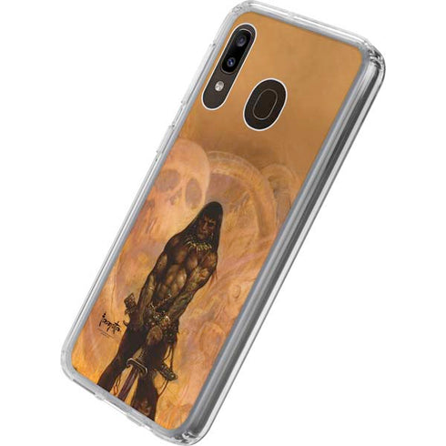 Frazetta Barbarian Galaxy A20 Clear Case